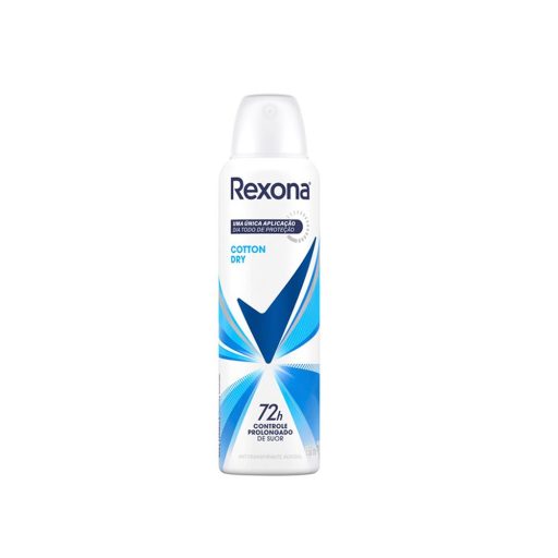 DESODORANTE REXONA AEROSOL COTTON DRY FEMININO 150ML